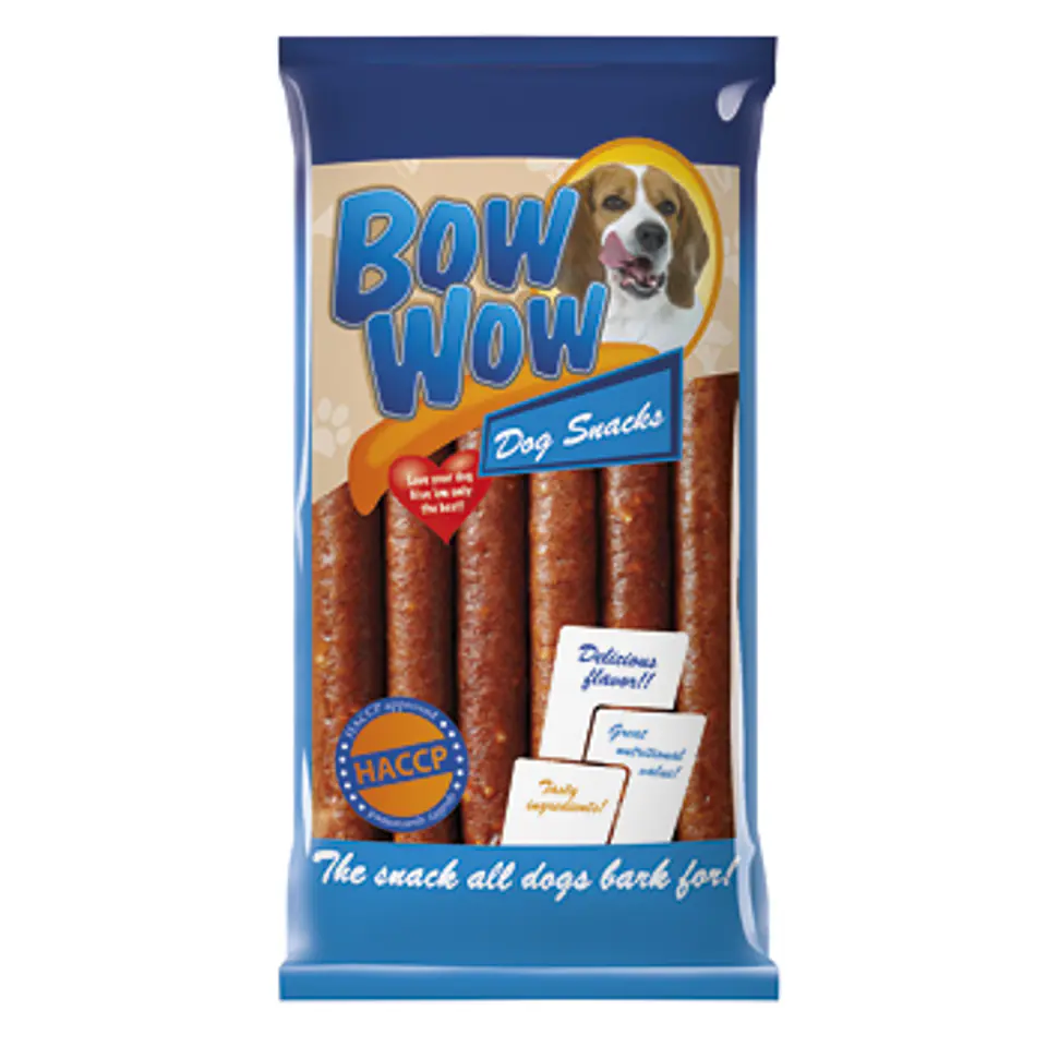 ⁨BOW WOW Kiełbasa XS z kolagenem 6szt [F436K]⁩ w sklepie Wasserman.eu