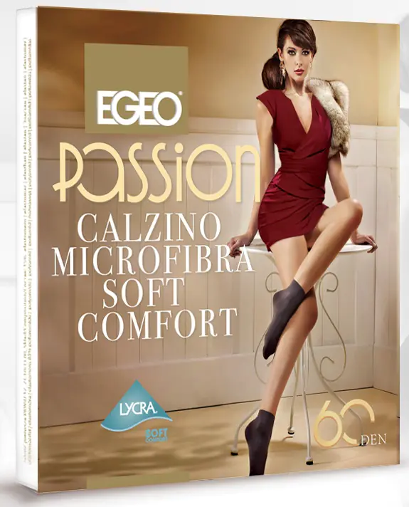 ⁨EGEO PASSION SOCKS 60 (grey, one size one)⁩ at Wasserman.eu