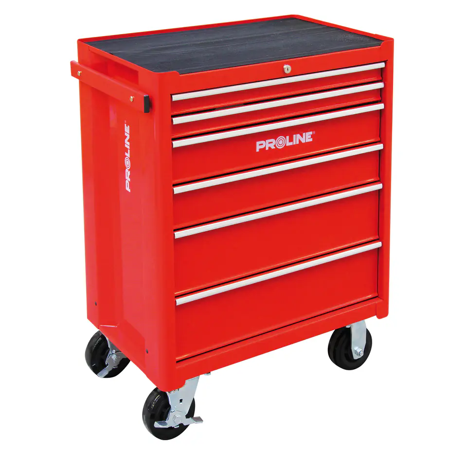 ⁨33106 Workshop trolley 6 drawers, 688x458x735 mm, Proline⁩ at Wasserman.eu