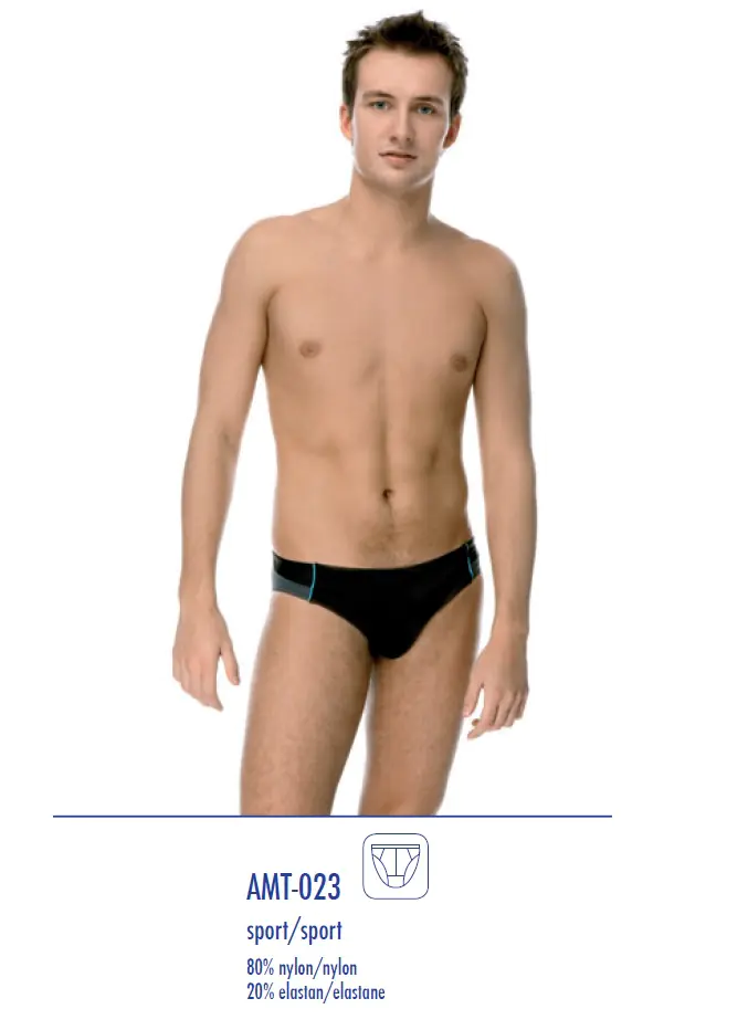 ⁨SWIMSUIT ATLANTIC ARC AMT-023 (Graphite colour, size L (40))⁩ at Wasserman.eu
