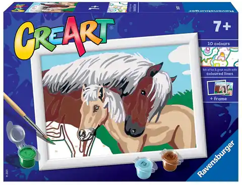 ⁨Coloring book CreArt for children Horses⁩ at Wasserman.eu