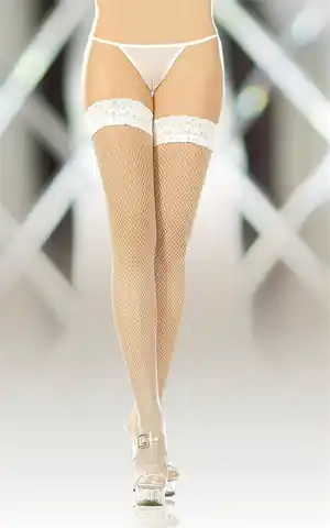 ⁨Stockings 5517 biały (kolor biały, rozmiar 4)⁩ w sklepie Wasserman.eu