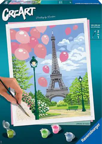 ⁨Coloring book CreArt Spring in Paris⁩ at Wasserman.eu