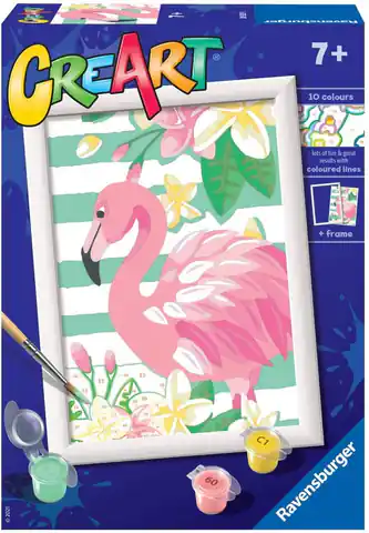 ⁨Coloring book CreArt for children Pink flamingo⁩ at Wasserman.eu