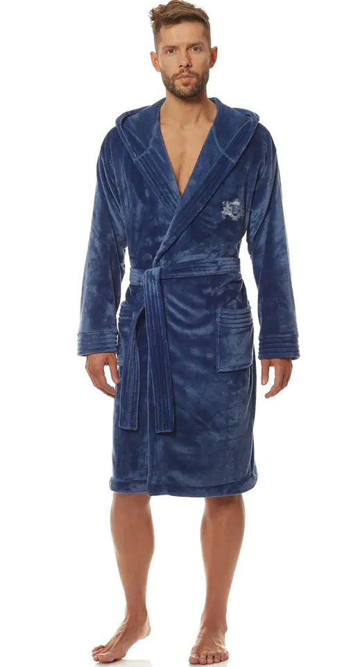 ⁨Bathrobe Costa 2110 Navy (size XL)⁩ at Wasserman.eu