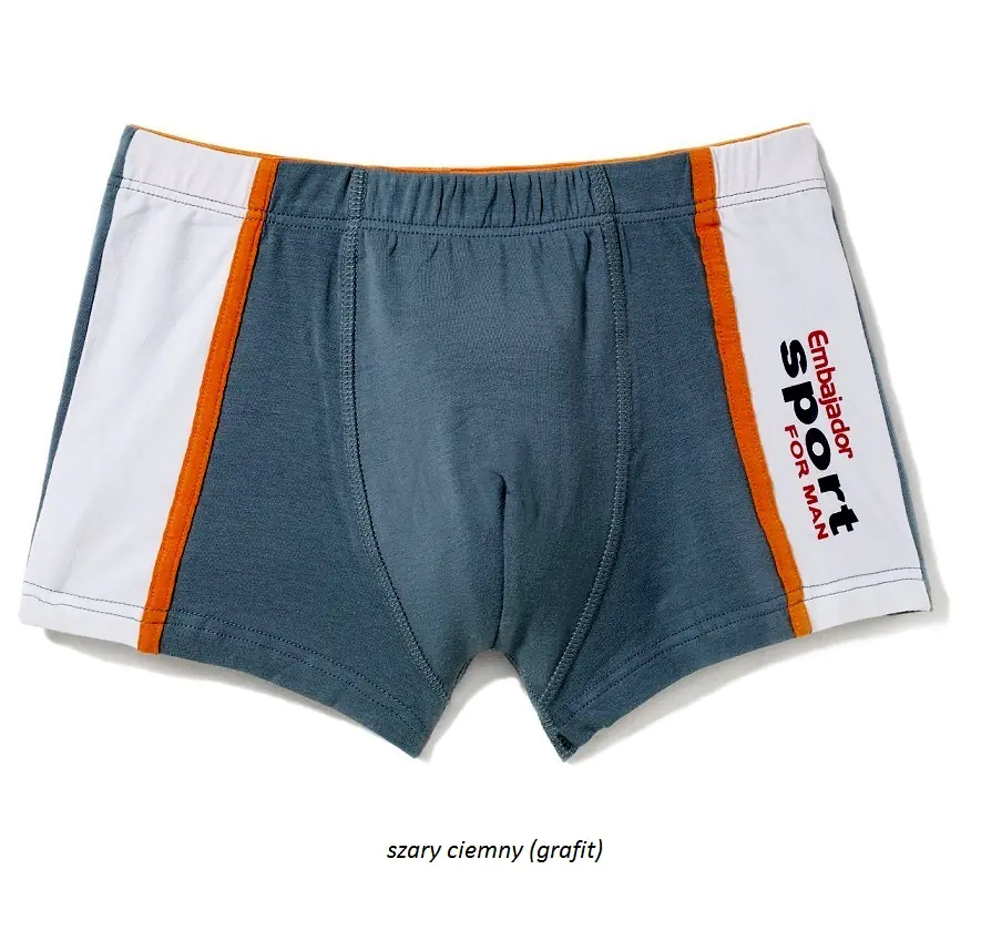 ⁨SHORTS ATLANTIC EMBAJ EEH-017 (Graphite color, Size M (38))⁩ at Wasserman.eu
