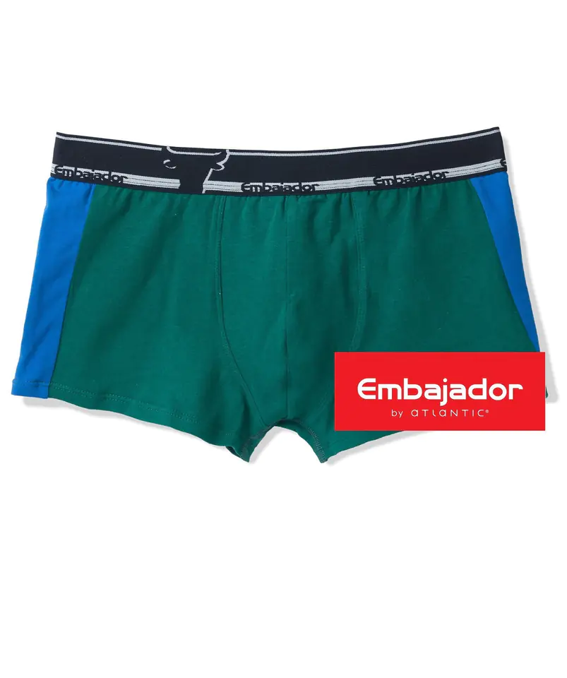 ⁨SHORTS ATLANTIC EMBAJ EEH-058 (Green, size L (40))⁩ at Wasserman.eu