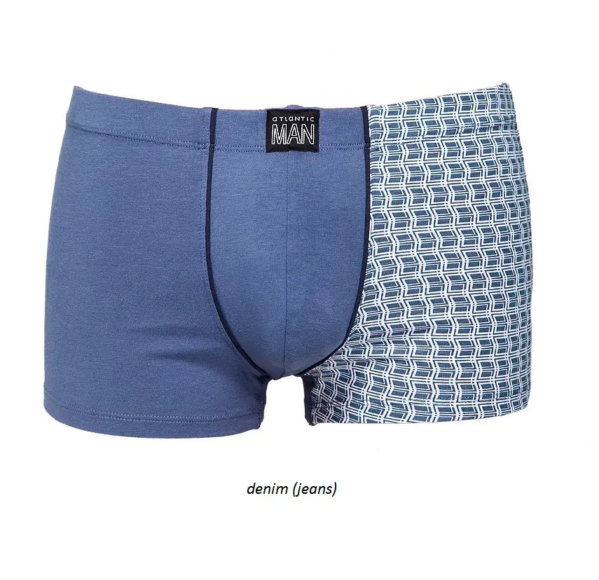 ⁨SZORTY ATLANTIC MH-669 DEN (kolor jeans, rozmiar L)⁩ w sklepie Wasserman.eu