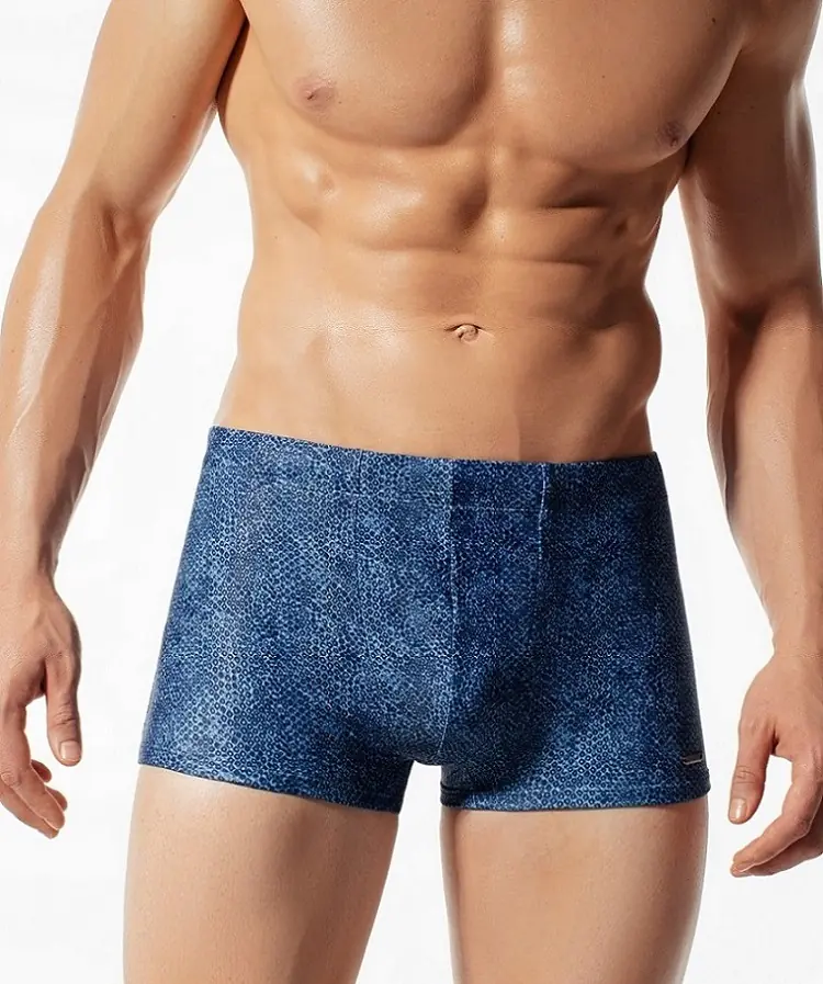 ⁨SWIM SHORTS ATLANTIC KMS-301 (Navy blue, size M (38))⁩ at Wasserman.eu