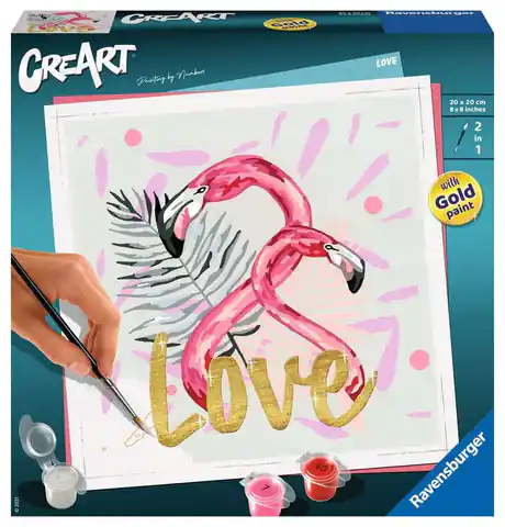 ⁨Coloring book CreArt Flamingo⁩ at Wasserman.eu