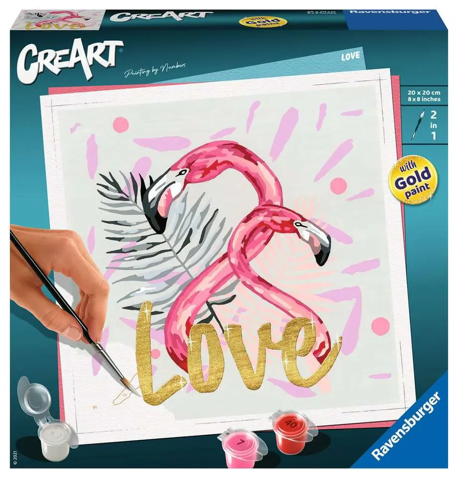 ⁨Coloring book CreArt Flamingo⁩ at Wasserman.eu