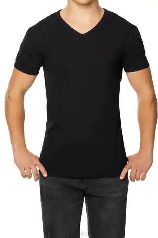 ⁨T-shirt "VIN" (kolor CZARNY, rozmiar XXL)⁩ w sklepie Wasserman.eu