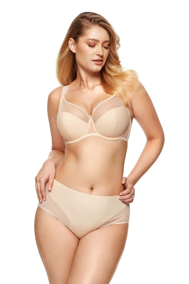 ⁨Zara/B3 semi-stiffened bra beige (Multicolour, size 70L)⁩ at Wasserman.eu