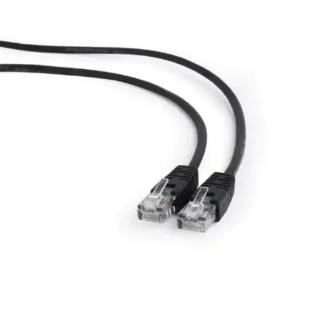 ⁨Kabel sieciowy UTP Gembird PP12-7.5M/BK kat. 5e, Patch cord RJ-45 (7,5 m)⁩ w sklepie Wasserman.eu