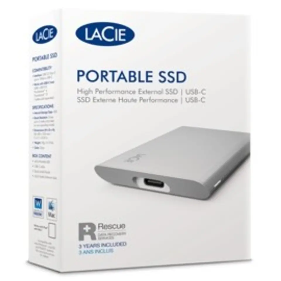 ⁨LaCie Portable SSDv2 500GB 2,5E STKS500400⁩ at Wasserman.eu