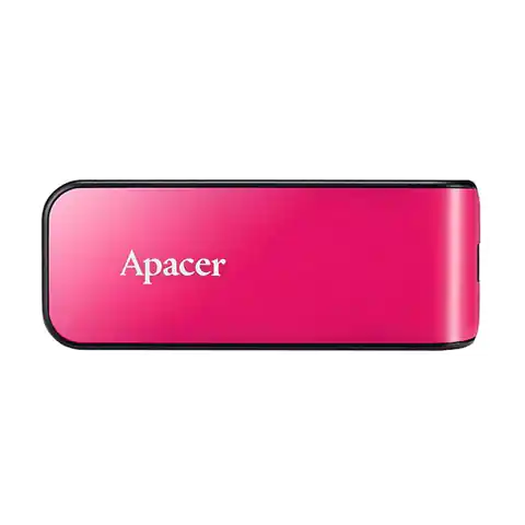⁨Apacer USB flash disk, USB 2.0, 64GB, AH334, różowy, AP64GAH334P-1, USB A, z wysuwanym złączem⁩ w sklepie Wasserman.eu