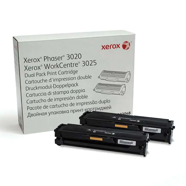 ⁨Xerox oryginalny toner 106R03048, black, Xerox 3020B, dual pack, O⁩ w sklepie Wasserman.eu