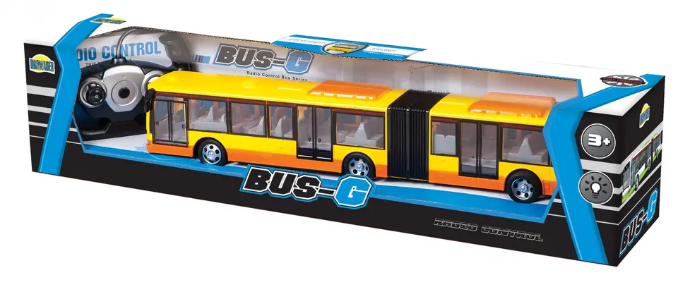 Articulated bus RC with package at Wasserman.eu
