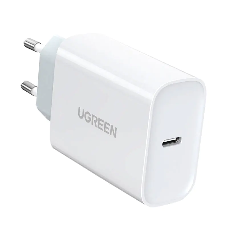 ⁨Ładowarka sieciowa UGREEN CD127, USB-C, PD3.0, QC4.0, 30W (biały)⁩ w sklepie Wasserman.eu