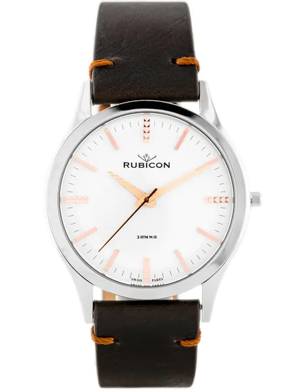 ⁨ZEGAREK MĘSKI RUBICON RNCE06 (zr096c)⁩ w sklepie Wasserman.eu