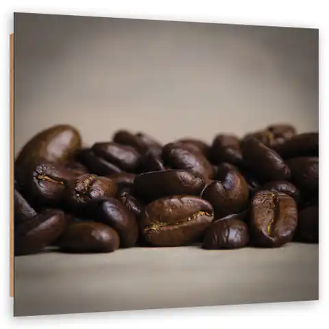 ⁨Obraz Deco Panel, Ziarna kawy (Rozmiar 30x30)⁩ w sklepie Wasserman.eu