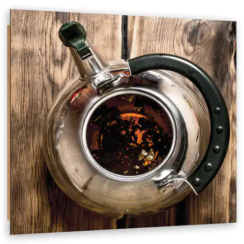 ⁨Obraz Deco Panel, Czajnik do herbaty (Rozmiar 60x60)⁩ w sklepie Wasserman.eu