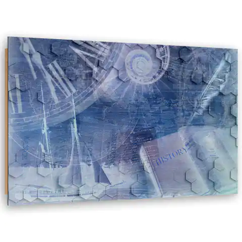 ⁨Obraz Deco Panel, Upływający czas abstrakcja (Rozmiar 120x80)⁩ w sklepie Wasserman.eu