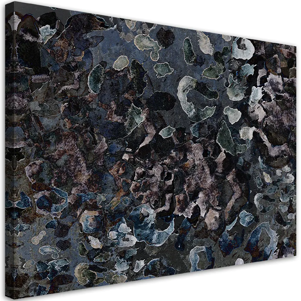 ⁨Obraz na płótnie, Struktura minerału w skali makro (Rozmiar 60x40)⁩ w sklepie Wasserman.eu