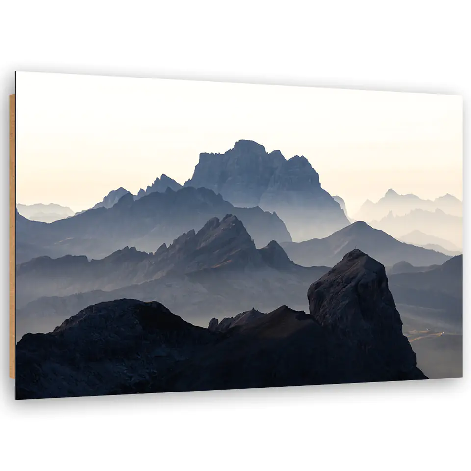 ⁨Obraz Deco Panel, Skalisty krajobraz gór (Rozmiar 60x40)⁩ w sklepie Wasserman.eu
