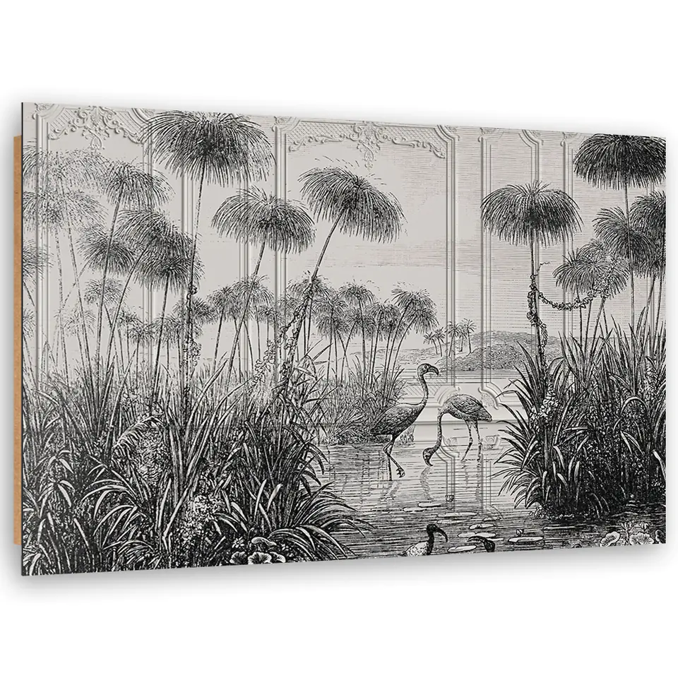 ⁨Obraz Deco Panel, Ptaki w stawie (Rozmiar 60x40)⁩ w sklepie Wasserman.eu