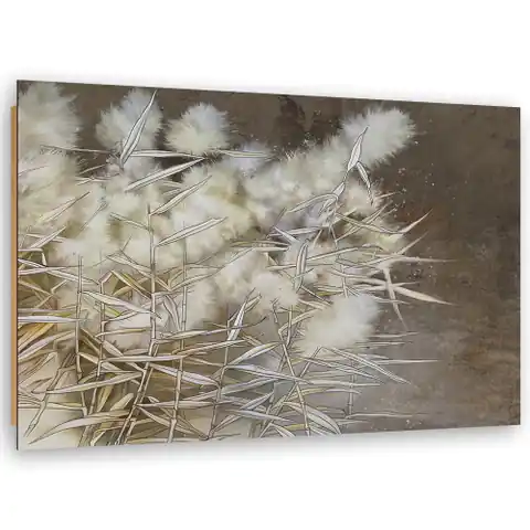 ⁨Obraz Deco Panel, Trzcina trawa boho (Rozmiar 100x70)⁩ w sklepie Wasserman.eu