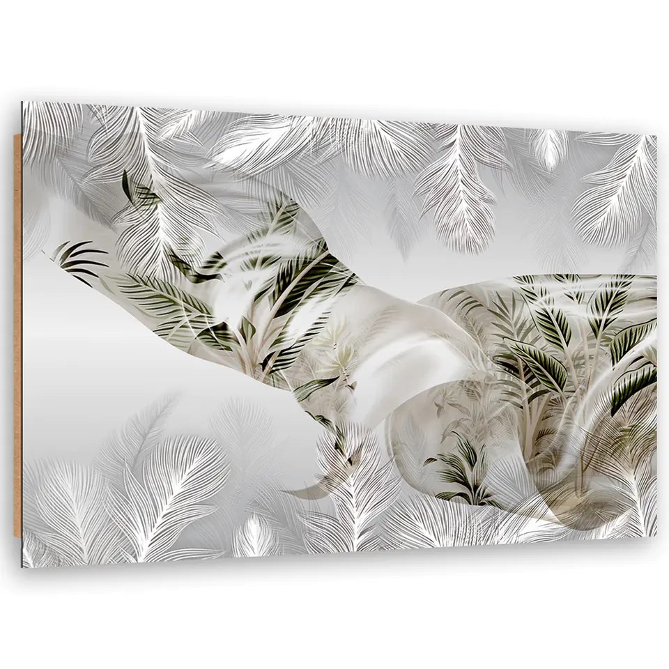 ⁨Obraz Deco Panel, Liście na wietrze (Rozmiar 60x40)⁩ w sklepie Wasserman.eu