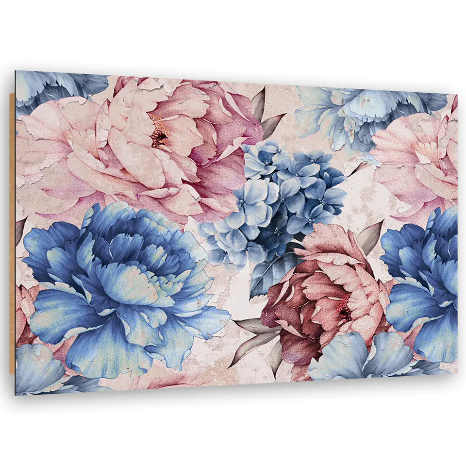⁨Obraz Deco Panel, Pastelowe piwonie (Rozmiar 60x40)⁩ w sklepie Wasserman.eu