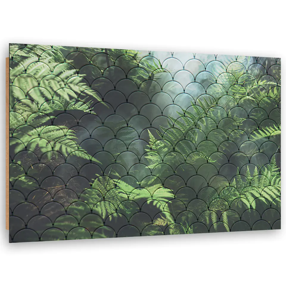 ⁨Obraz Deco Panel, Liście paproci (Rozmiar 60x40)⁩ w sklepie Wasserman.eu