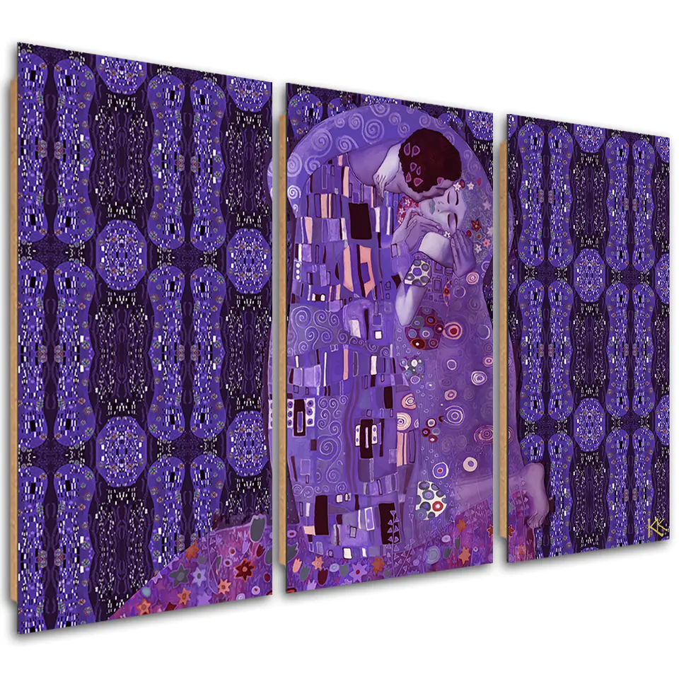 ⁨Obraz trzyczęściowy Deco Panel, Spełnienie Kobieta Abstrakcja (Rozmiar 60x40)⁩ w sklepie Wasserman.eu