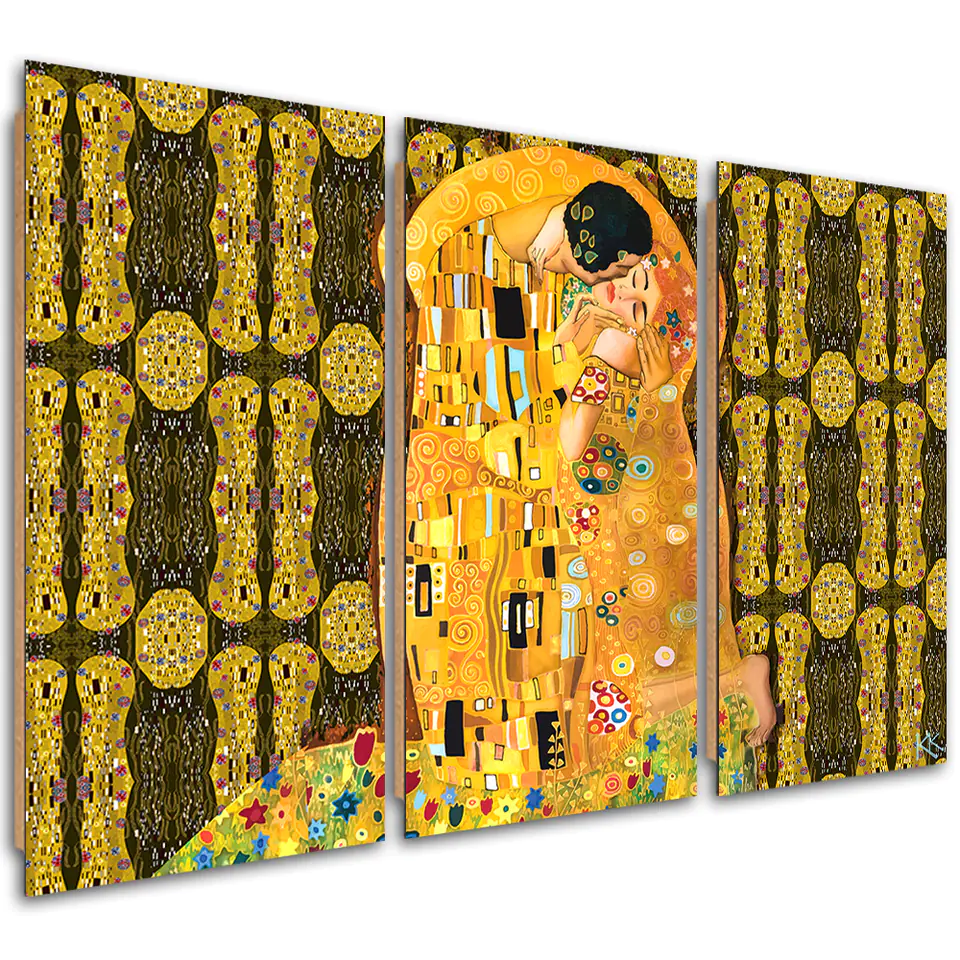 ⁨Obraz trzyczęściowy Deco Panel, Spełnienie Kobieta Abstrakcja (Rozmiar 60x40)⁩ w sklepie Wasserman.eu