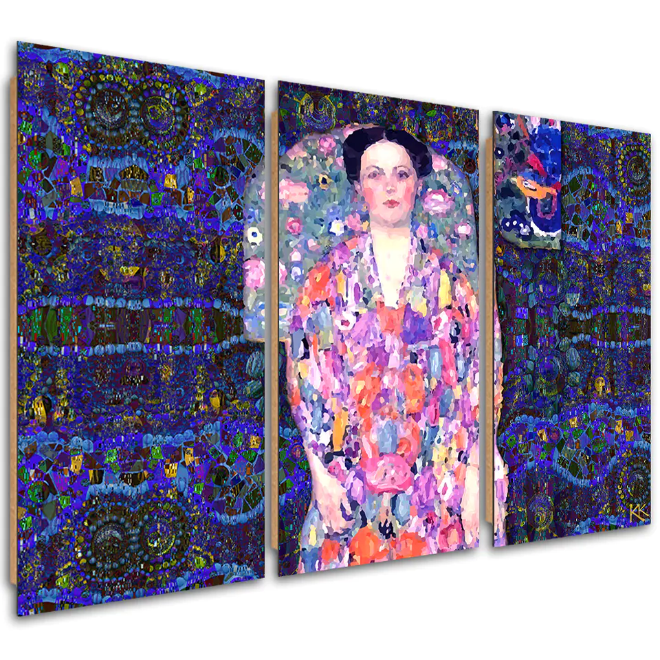 ⁨Obraz trzyczęściowy Deco Panel, Portret Eugenia Primaves (Rozmiar 60x40)⁩ w sklepie Wasserman.eu