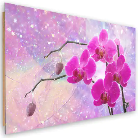 ⁨Obraz Deco Panel, Eteryczna orchidea abstrakcja (Rozmiar 120x80)⁩ w sklepie Wasserman.eu
