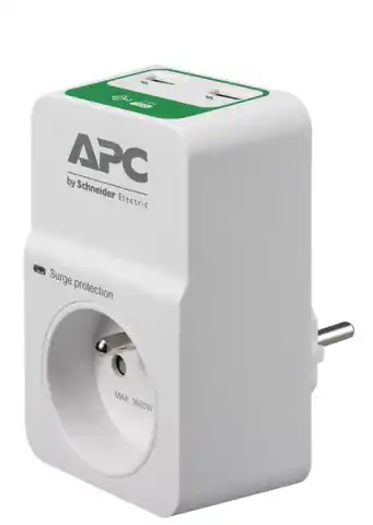 ⁨APC PM1WU2-FR Spannungsschutz Weiß 1 AC-Ausgänge 230 V⁩ im Wasserman.eu