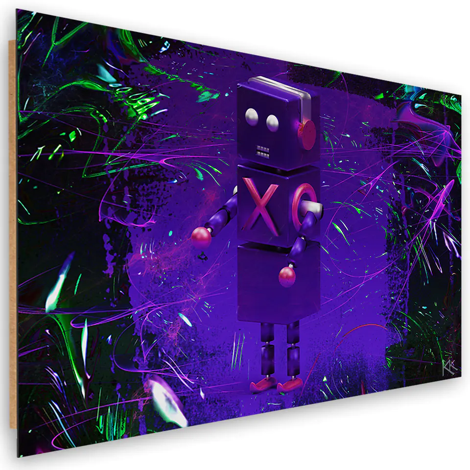 ⁨Obraz Deco Panel, Robot dla gracza (Rozmiar 60x40)⁩ w sklepie Wasserman.eu