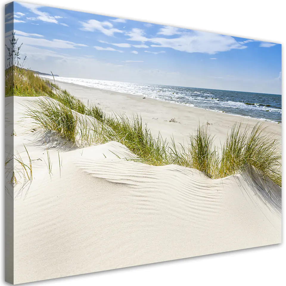 ⁨Obraz na płótnie, Morze Plaża Bałtyk krajobraz (Rozmiar 90x60)⁩ w sklepie Wasserman.eu