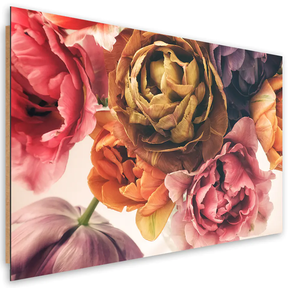 ⁨Obraz Deco Panel, Bukiet kolorowych kwiatów (Rozmiar 60x40)⁩ w sklepie Wasserman.eu