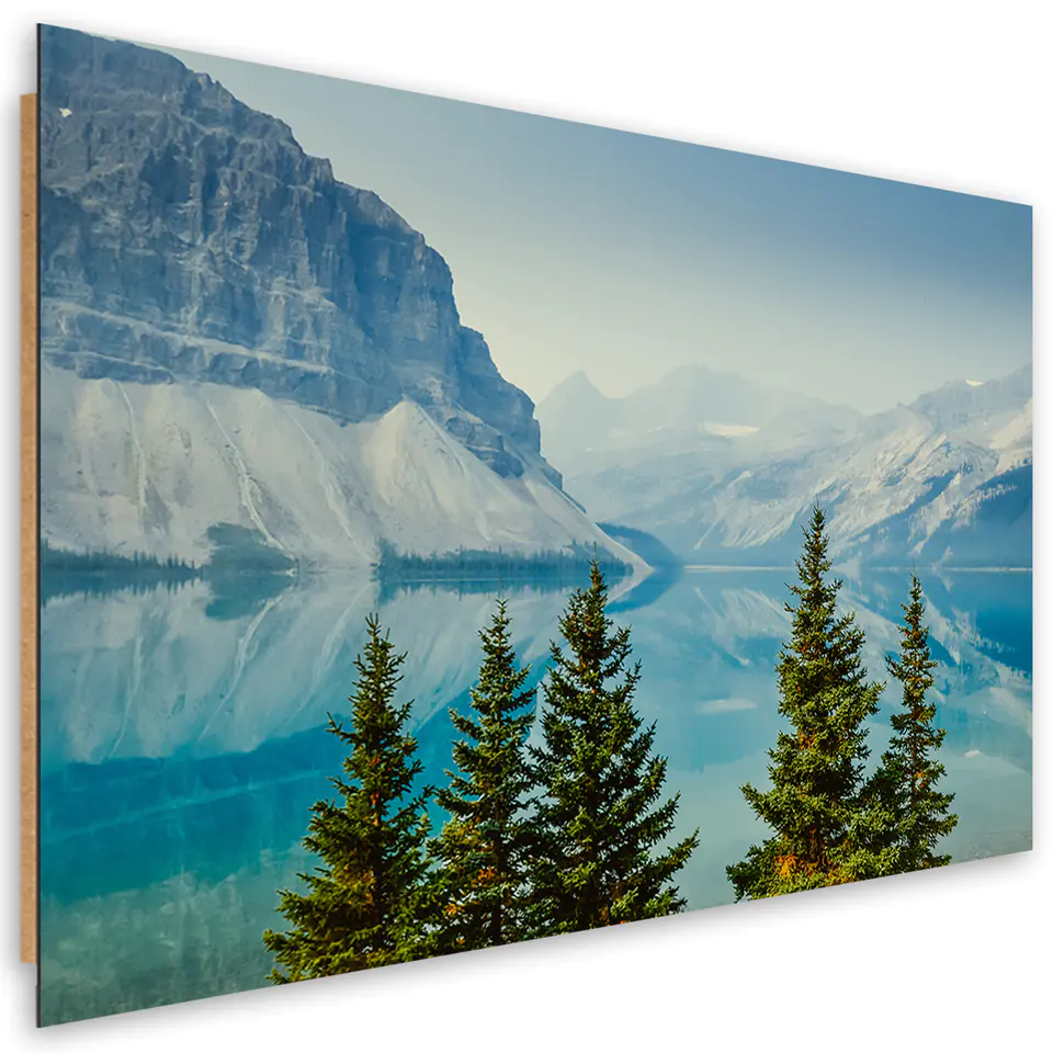 ⁨Obraz Deco Panel, Góry Jezioro Natura (Rozmiar 60x40)⁩ w sklepie Wasserman.eu