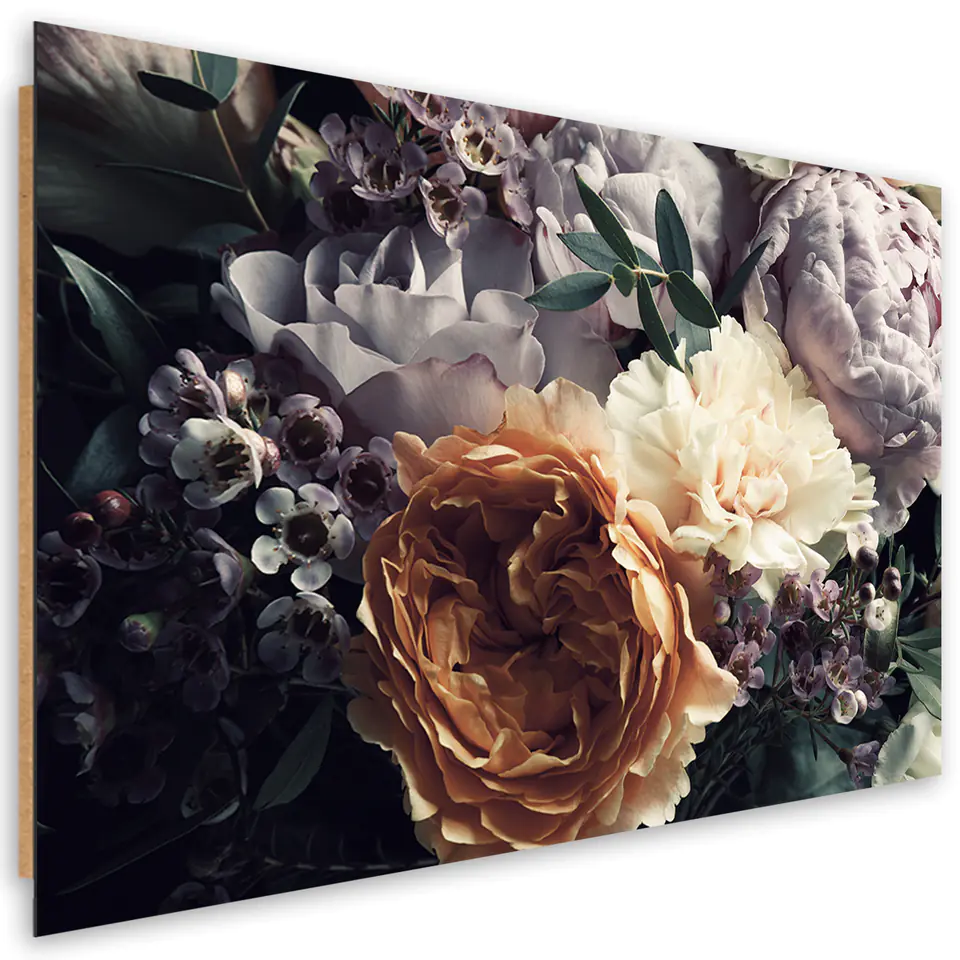 ⁨Obraz Deco Panel, Pastelowe Peonie Bukiet Kwiaty (Rozmiar 90x60)⁩ w sklepie Wasserman.eu