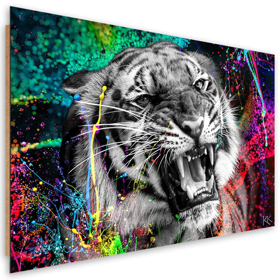 ⁨Obraz Deco Panel,  Tygrys zwierze natura (Rozmiar 60x40)⁩ w sklepie Wasserman.eu