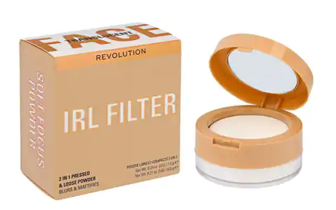 ⁨Makeup Revolution IRL Filter Puder do twarzy 2in1 Soft Focus - translucent 1szt⁩ w sklepie Wasserman.eu