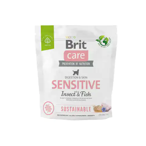 ⁨BRIT Care Dog Sustainable Sensitive Insect & Fish - dry dog food - 1 kg⁩ at Wasserman.eu