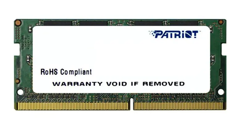 ⁨Pamięć Patriot Memory Signature PSD416G24002S (DDR4 SO-DIMM; 1 x 16 GB; 2400 MHz; CL17)⁩ w sklepie Wasserman.eu