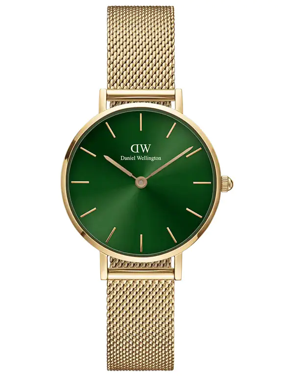 ⁨ZEGAREK DAMSKI DANIEL WELLINGTON DW00100479 - PETITE EMERALD 28mm (zw501g)⁩ w sklepie Wasserman.eu