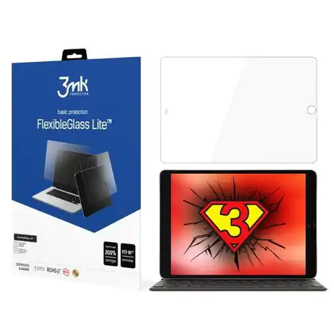 ⁨3MK FlexibleGlass Lite Apple iPad 8 gen/ 9 gen, Szkło Hybrydowe Lite⁩ w sklepie Wasserman.eu